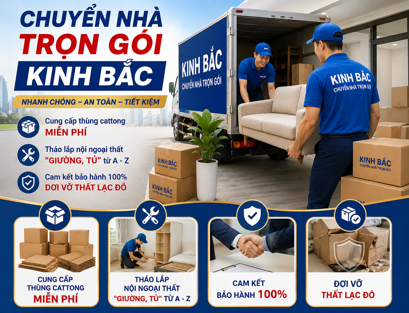 Giới Thiệu về Dịch vụ chuyển nhà trọn gói Kinh Bắc