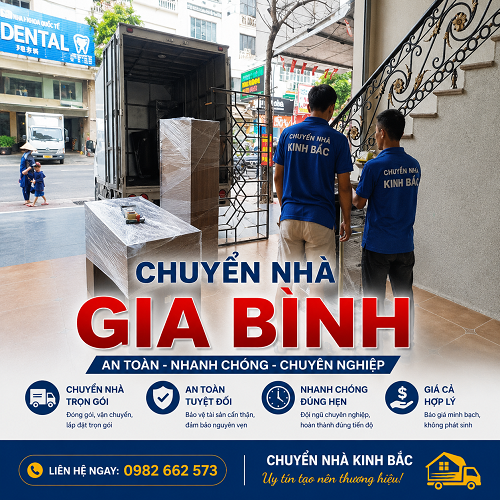 Dịch vụ chuyển nhà trọn gói tại Gia Bình