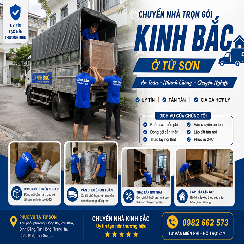 Dịch Vụ Chuyển Nhà Trọn Gói tại Từ Sơn Bắc Ninh